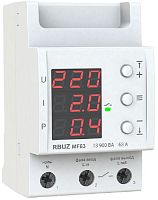 Реле напряжения однофазное цифровое на DIN-рейку Rbuz MF63 многофункциональное 63А 0-400В картинка